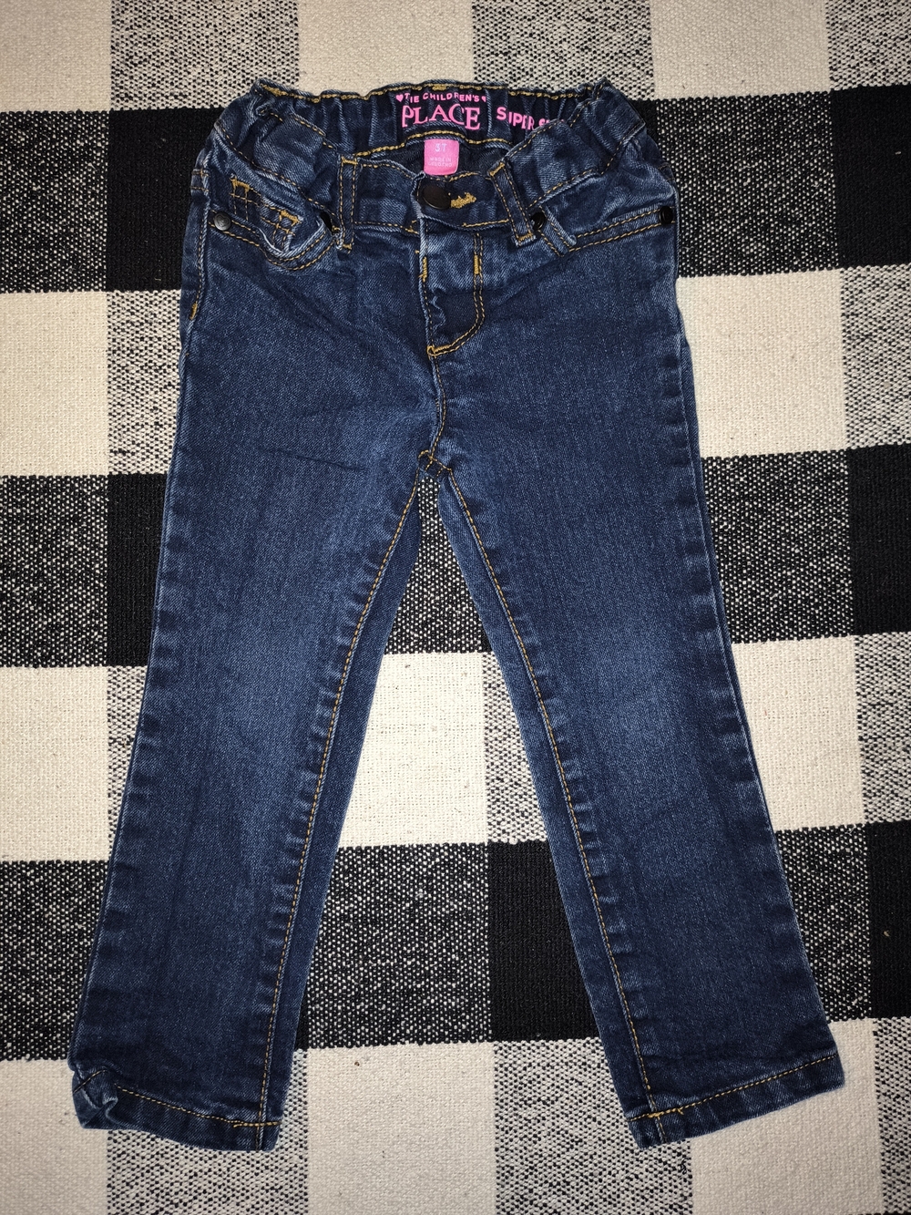 The Children's Place Girls' Dark Blue Denim Jeans